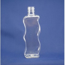 130ml plastic bottle for cosmetic, wave shape(FPET130-B)